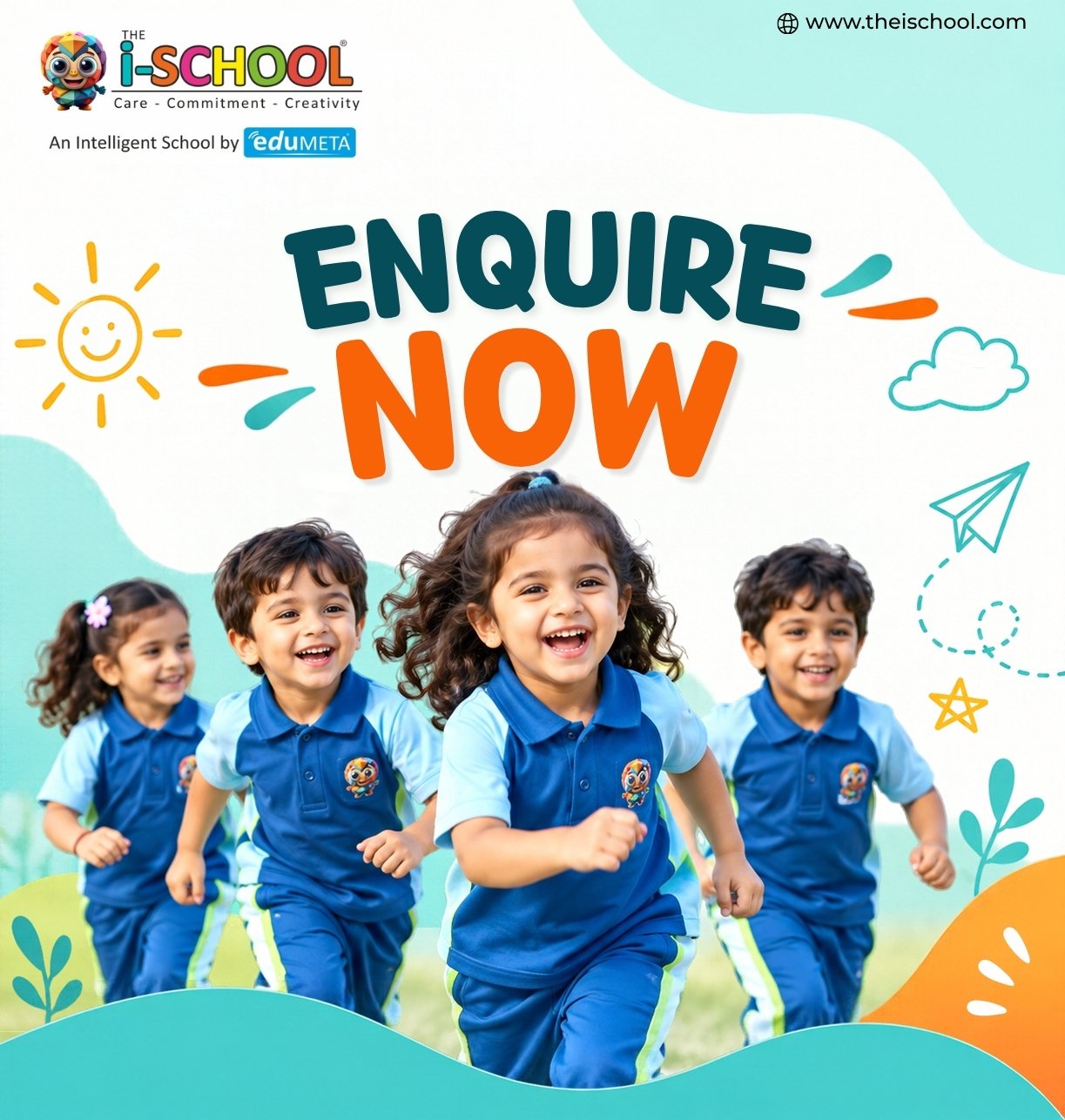 Enquire now for admission at i-SCHOOL