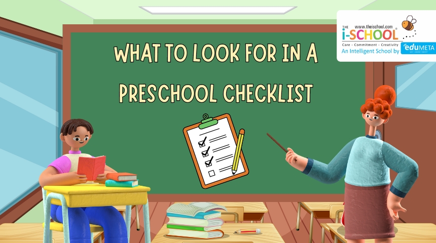 What to look for while looking Preschool Checklist